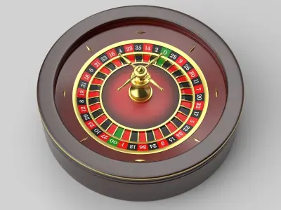 Roulette Wheel 3D model