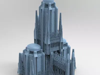 Ancient Ritual Castle 2  3D model