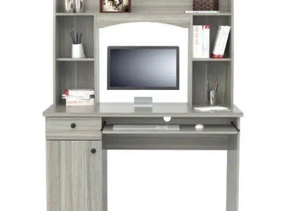 Eden Desk with Hutch 3D model