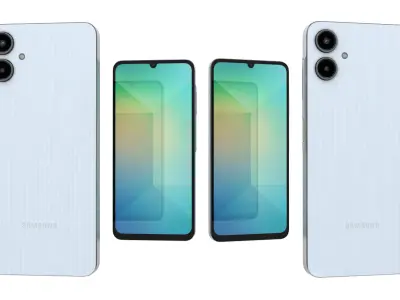 Samsung Galaxy A06 Light Blue 3D model