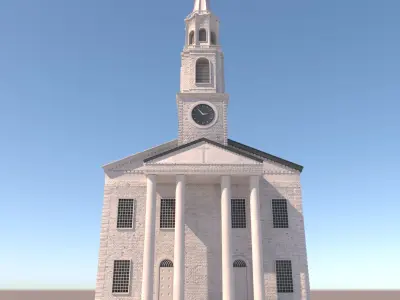 White Church 3D model