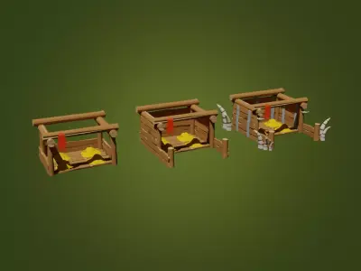Goblins Storage Game ready Low-poly 3D model