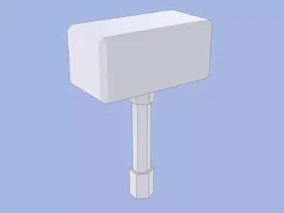  Hand Painted  Hammer Free low-poly 3D model
