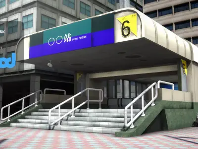 Tw Street Mrt 3D model