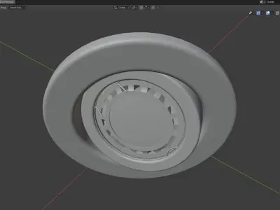 Downlight D39SC 3D model