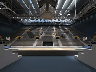 basketball stadium 3D model