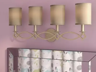 Mckellar Dimmable Vanity Light 3D model