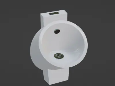 Modern hanging Urinal Free 3D model