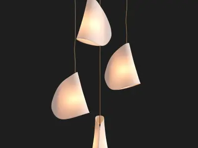3D Bocci 21 Single Pendant model Low-poly 3D model