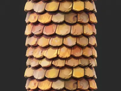 Stylized Roof Seamless Texture  Texture