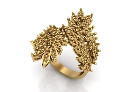 Jewelry ring 162 3D print model