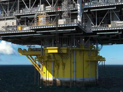  Shell Perdido Oil Platform 