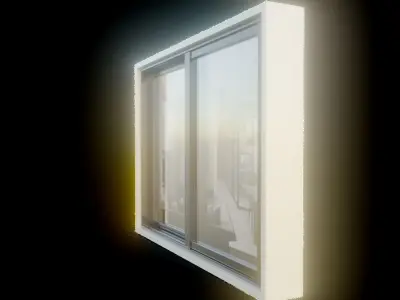 window low ploy Free 3D model