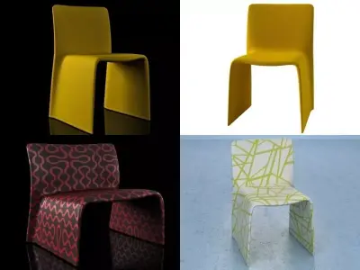 Glove Chair 3D model