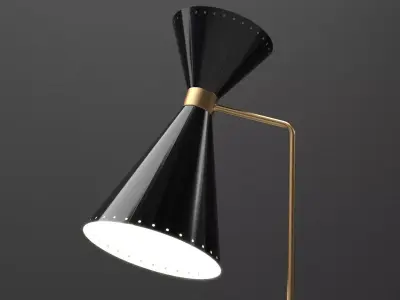 Novara Floor Lamp 3D model