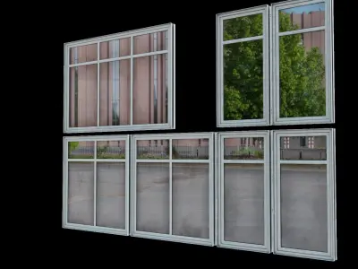 Windows Low-poly 3D model