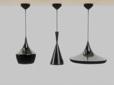 Pack of lamps for interior visualizations 3D model