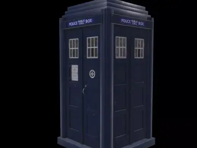 Mark 2 Metropolitan Police Box 3D model