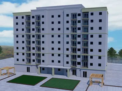 Building  exterior 3D model