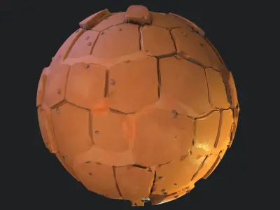 Stylized Desert Tiles Material 04 Texture