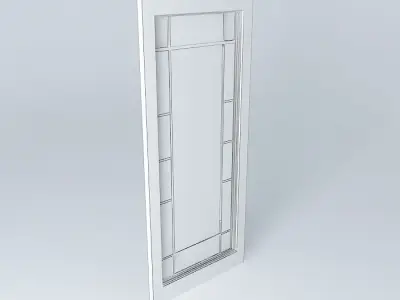 French Doors Craftsman Glassby Ray Bradley Free 3D model