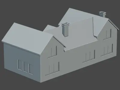 Standard Big House 02 Free 3D print model