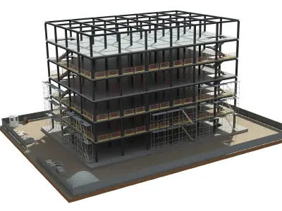 Building Construction 3D model purchase