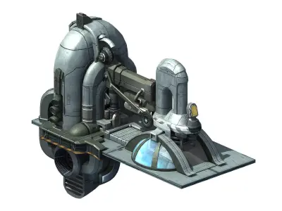 Mechanical Construction - Energy Producer 01 3D model