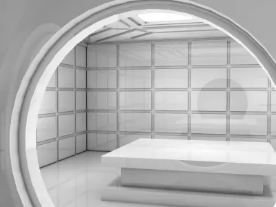 Sci Fi Vault 3D model