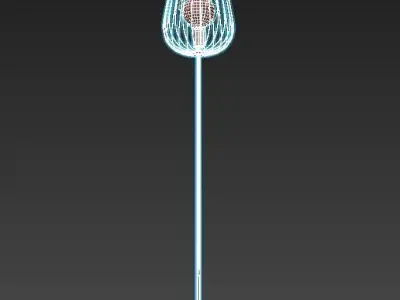 newtown floor lamp with shade 3D model