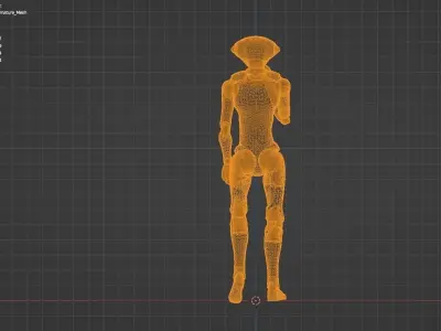 Moonwalk Animated 3D Model 3D model