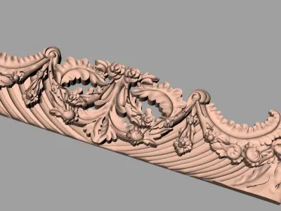 3D carved model furniture 3D design used for artcam aspire E812 3D model