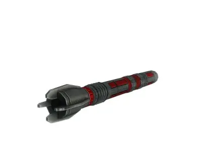 x6 Light rocket projectiles package Low-poly 3D model