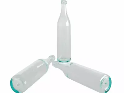 Glass bottle Free 3D model