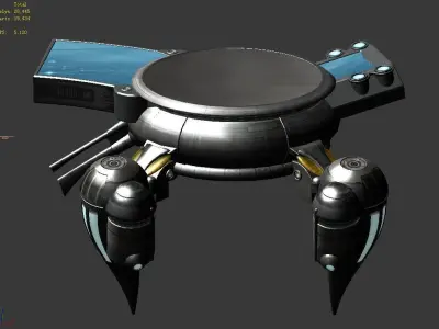 Spaceship - Human Scene 02 3D model