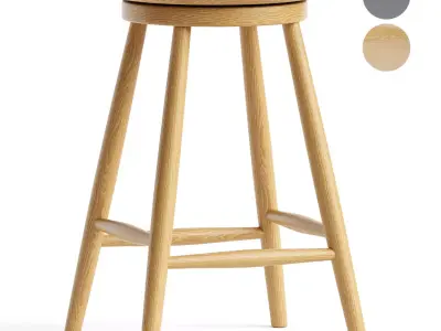Haskin Bar Stool 3D model