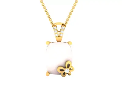 Women Pendant 3DM STL OBJ FBX Render Details 3D print model 22