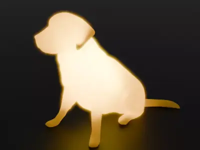 Golden Retriever Indirect Lighting 3D model