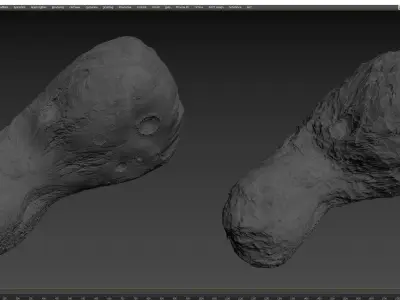 Detailed asteroid 3D model