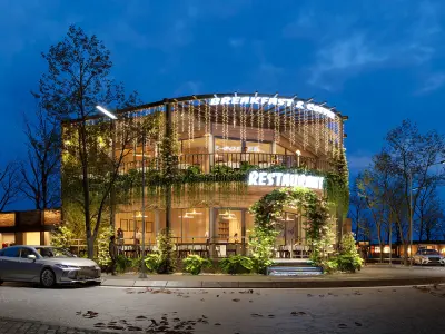 Exterior Restaurant -House Design - Vray for Sketchup 3D model