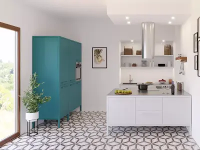 Mini Kitchen - Fantin Frame Kitchen 3D model