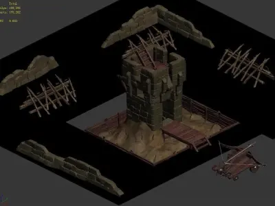 Game Underground - Rally - Entrance 02 3D model