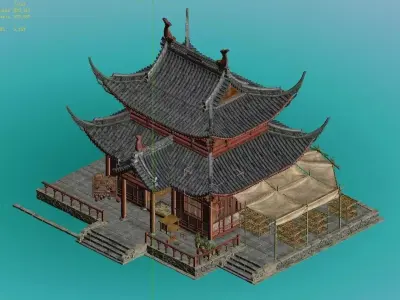 Peach Blossom Island - pharmacy 36 3D model