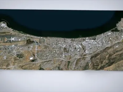 Cityscape Muscat Oman 3D model