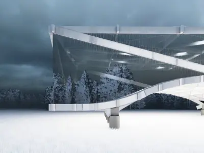 Pavillion - Modern Yacht House 3D model