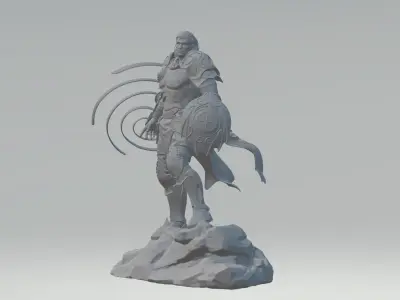 statue Gideon gameplay paragon 3D print model