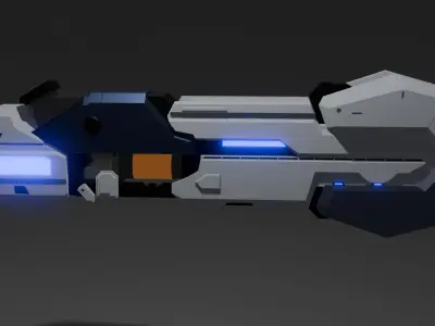 Supernova The Sword of Light Low-poly 3D model