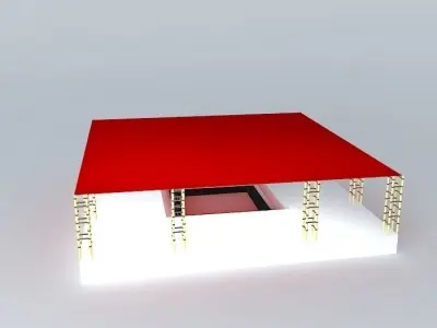 Outdoor library 3D model