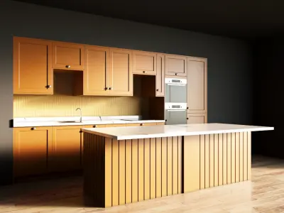 76-Kitchen4 matte 7 3D model