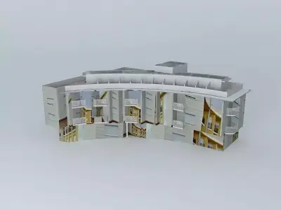 Post Office Building C  Jose Mendez Ruiz Free 3D model